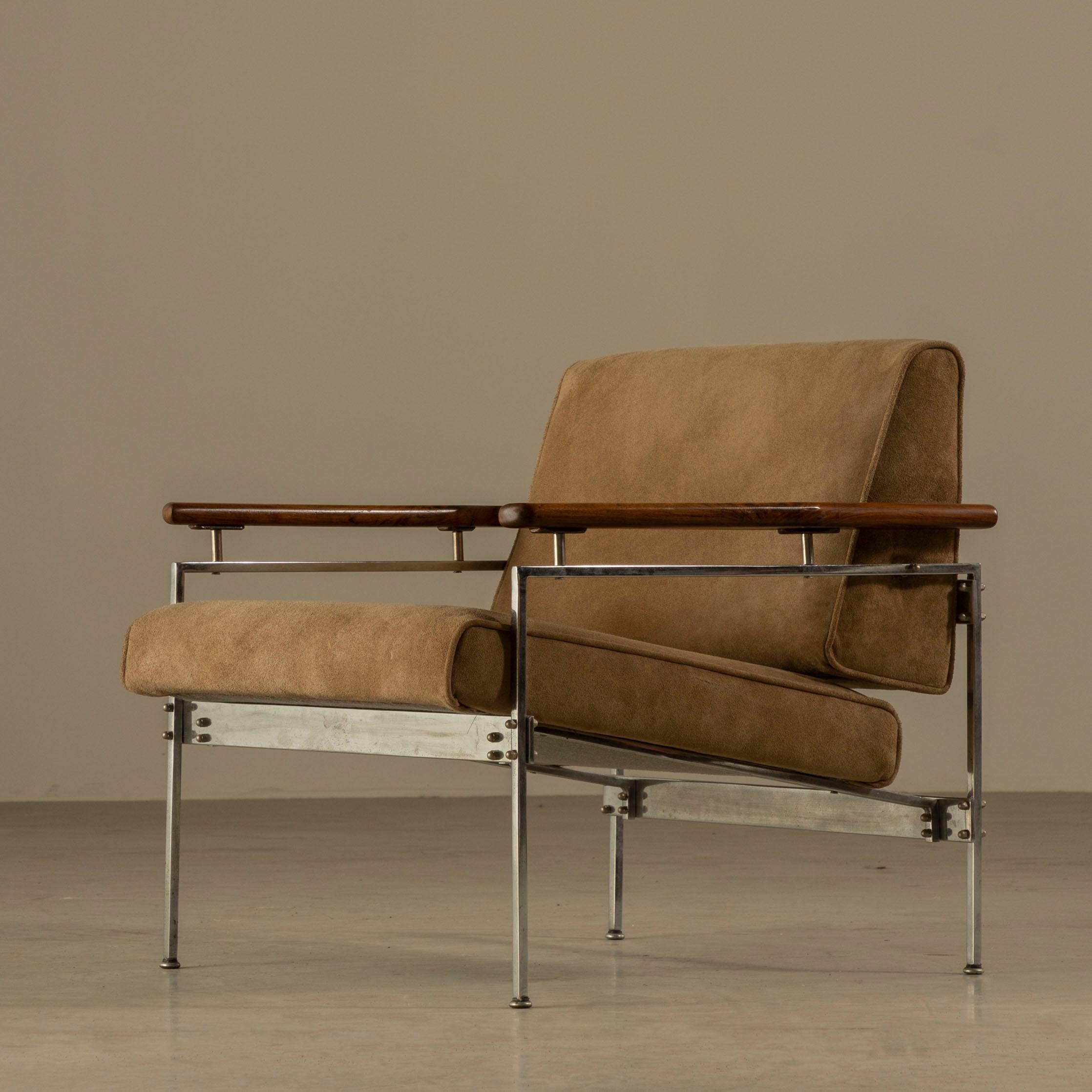 'Beto' Armchair, by Sergio Rodrigues, Brazilian Mid-Century Modern In Good Condition In Sao Paulo, SP