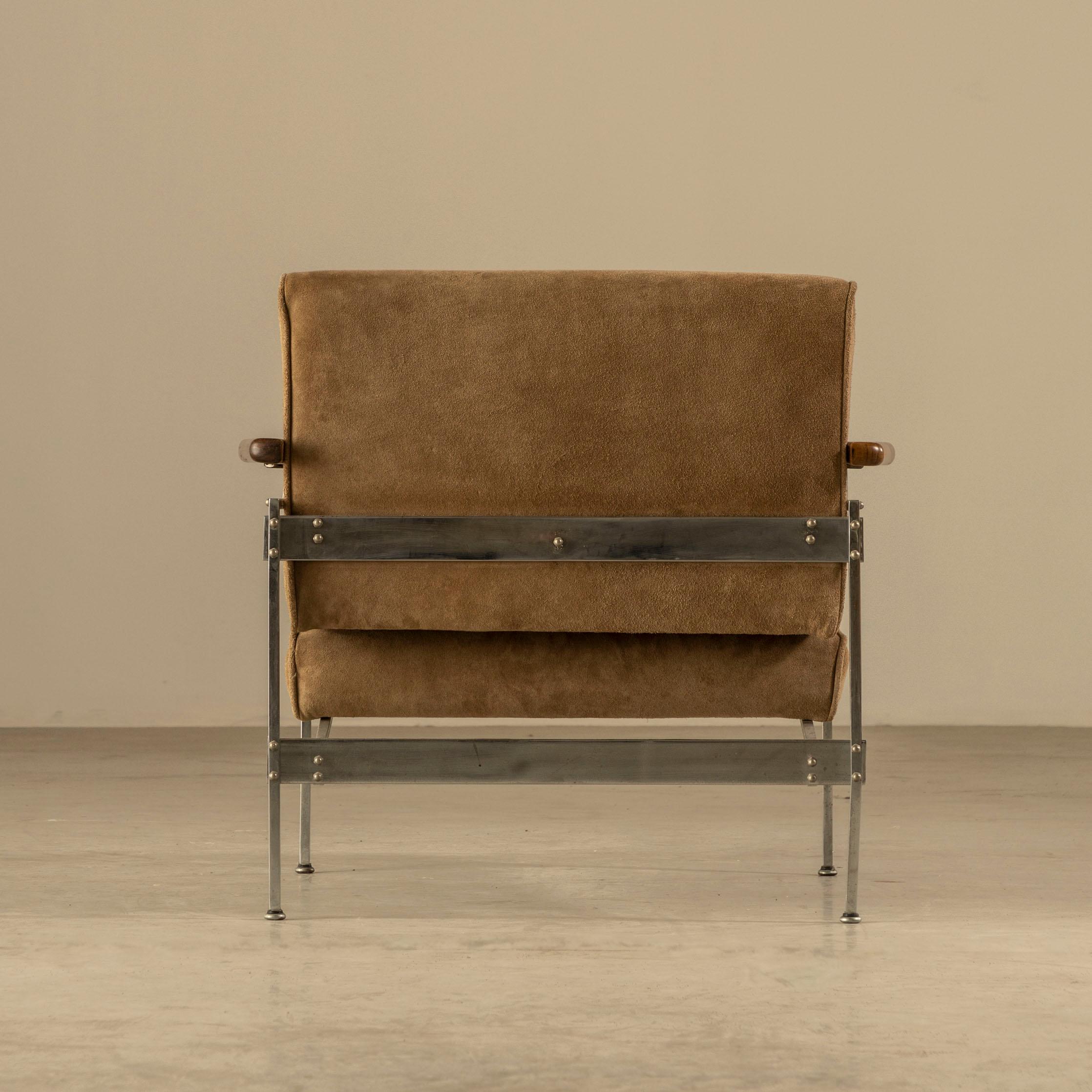 'Beto' Armchair, by Sergio Rodrigues, Brazilian Mid-Century Modern 3