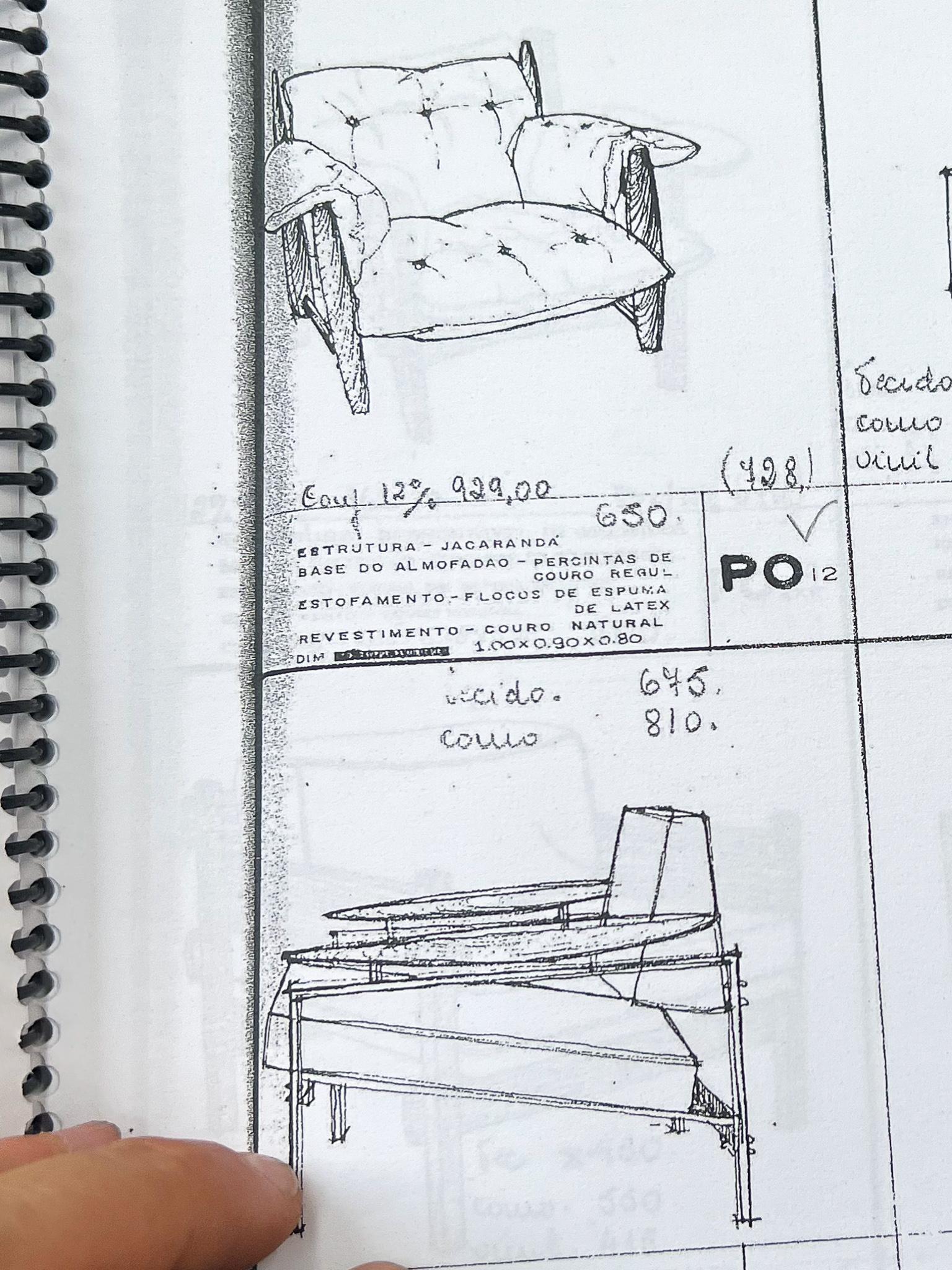 Brazilian Modern Armchairs in Chrome, Hardwood & Beige Fabric. Sergio Rodrigues 7