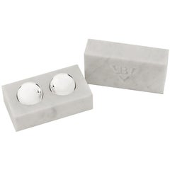 Betony Vernon "Ben Wa Balls" with Marble Box Sterling Silver 925 in Stock