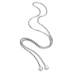 Betony Vernon, collier « Ben Wa Chain » en argent sterling 925 en stock