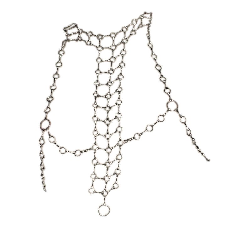 Betony Vernon "Body Chain" Necklace and Belt Sterling Silver 925 in