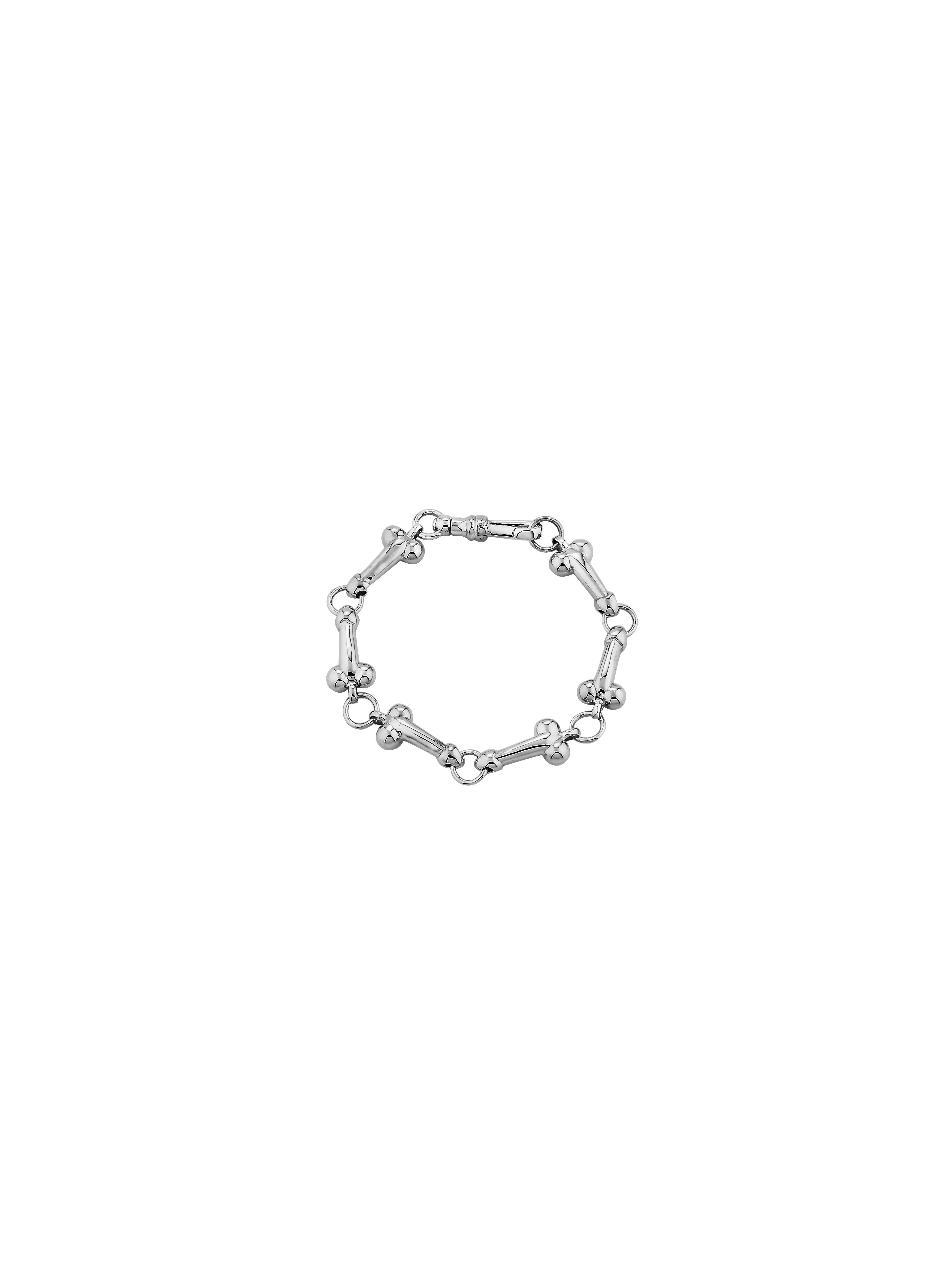 Betony Vernon Collier « Pierced Chain Necklace » en argent sterling 925 en stock en vente 1