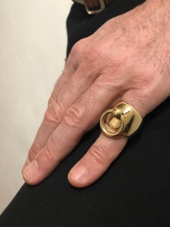 Betony Vernon "O-Ring Band Large Ring" Ring 18 Karat Gold in Stock