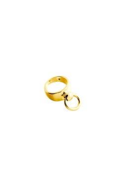 Betony Vernon "O'Ring Band Medium Ring" Ring 18 Karat Gold in Stock
