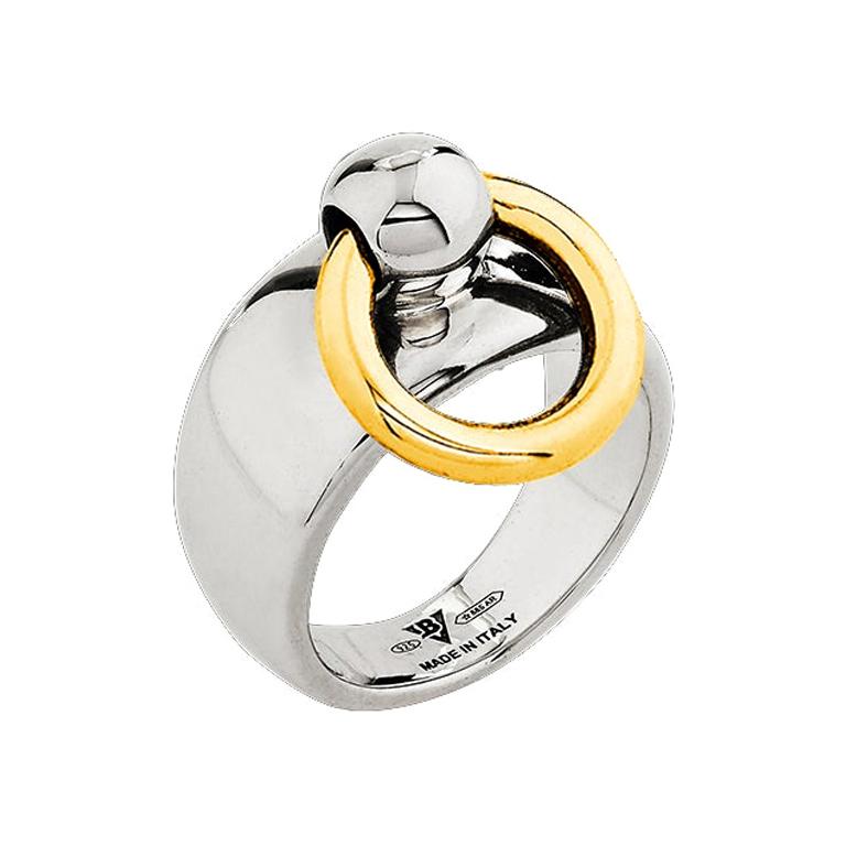 Betony Vernon "O-Ring Band Medium Ring" Sterling Silver 925 18k Gold in Stock