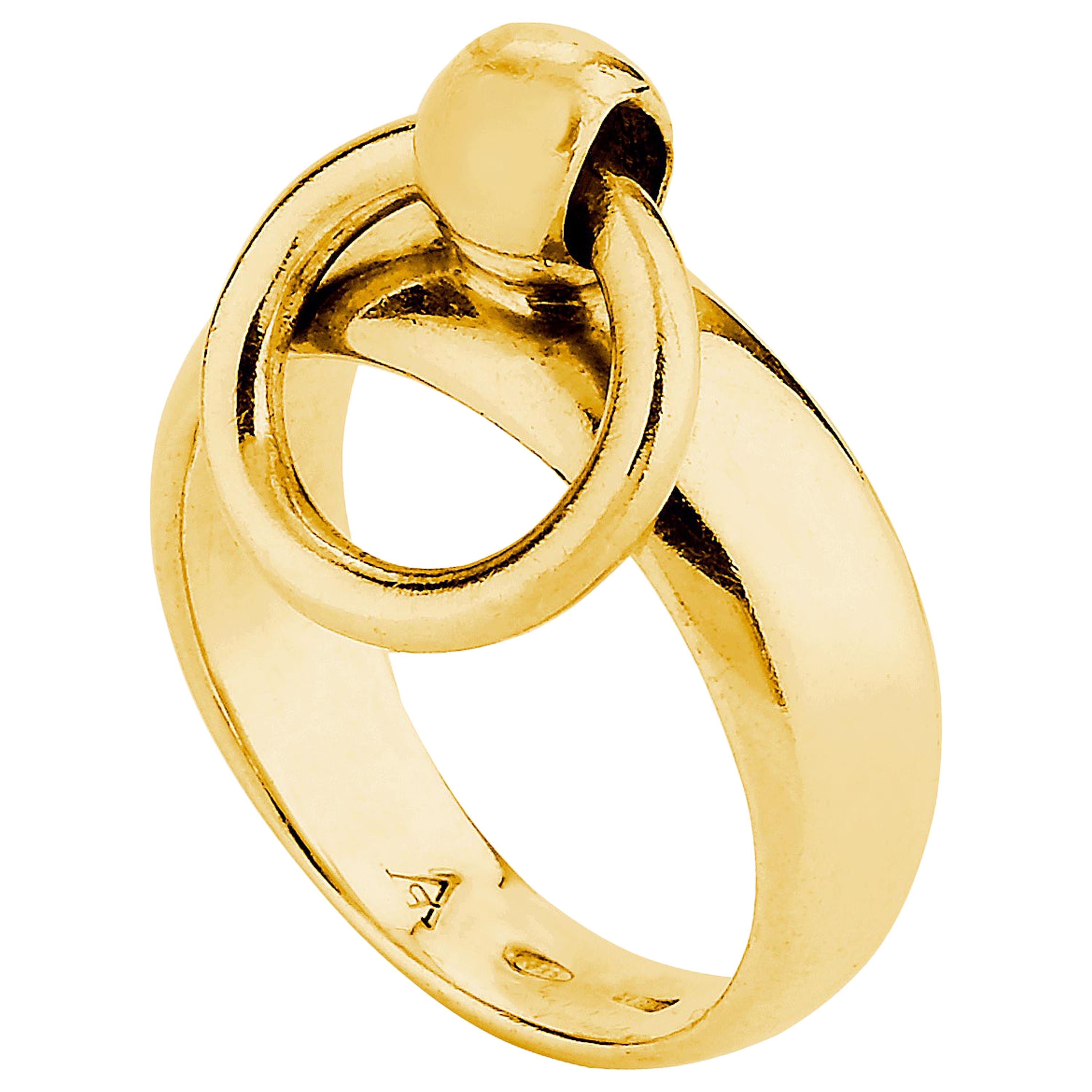 Betony Vernon "O-Ring Band Mini Ring" Ring 18 Karat Gold in Stock