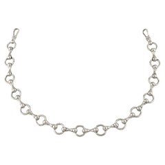Betony Vernon "O'Ring Chain Medium Necklace" Sterling Silver 925 in Stock
