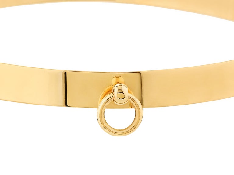 Betony Vernon O Ring Choker Mini Necklace 18 Karat Gold In Stock For Sale At 1stDibs Stock 