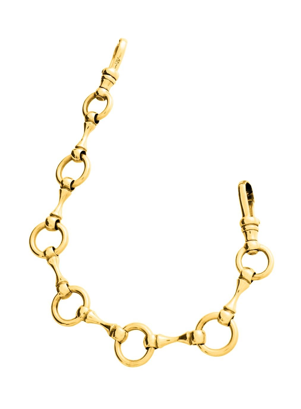 Betony Vernon « O-Ring Cuff Kit », chaîne de bracelet moyen en or 18 carats Neuf - En vente à Rome, IT