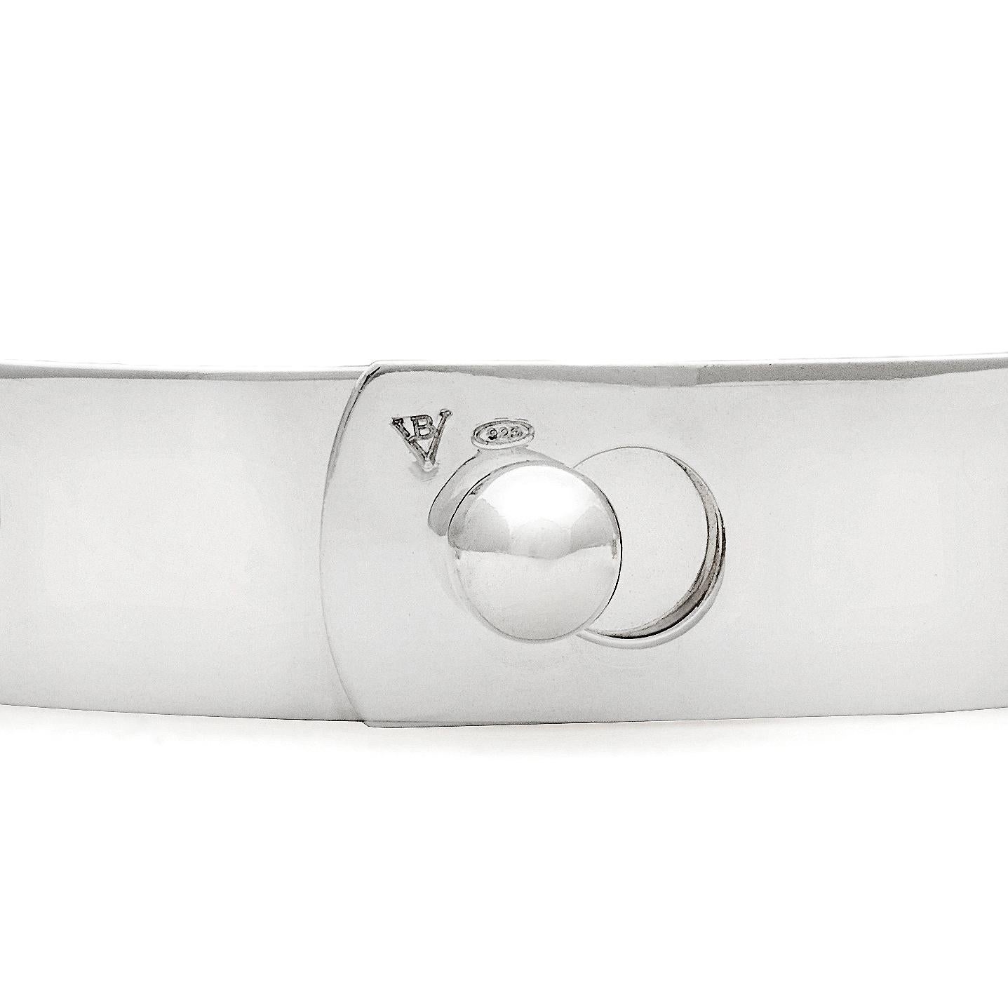 Betony Vernon „O-Ring Manschette Medium“ Armband aus Sterlingsilber 925 (Zeitgenössisch) im Angebot