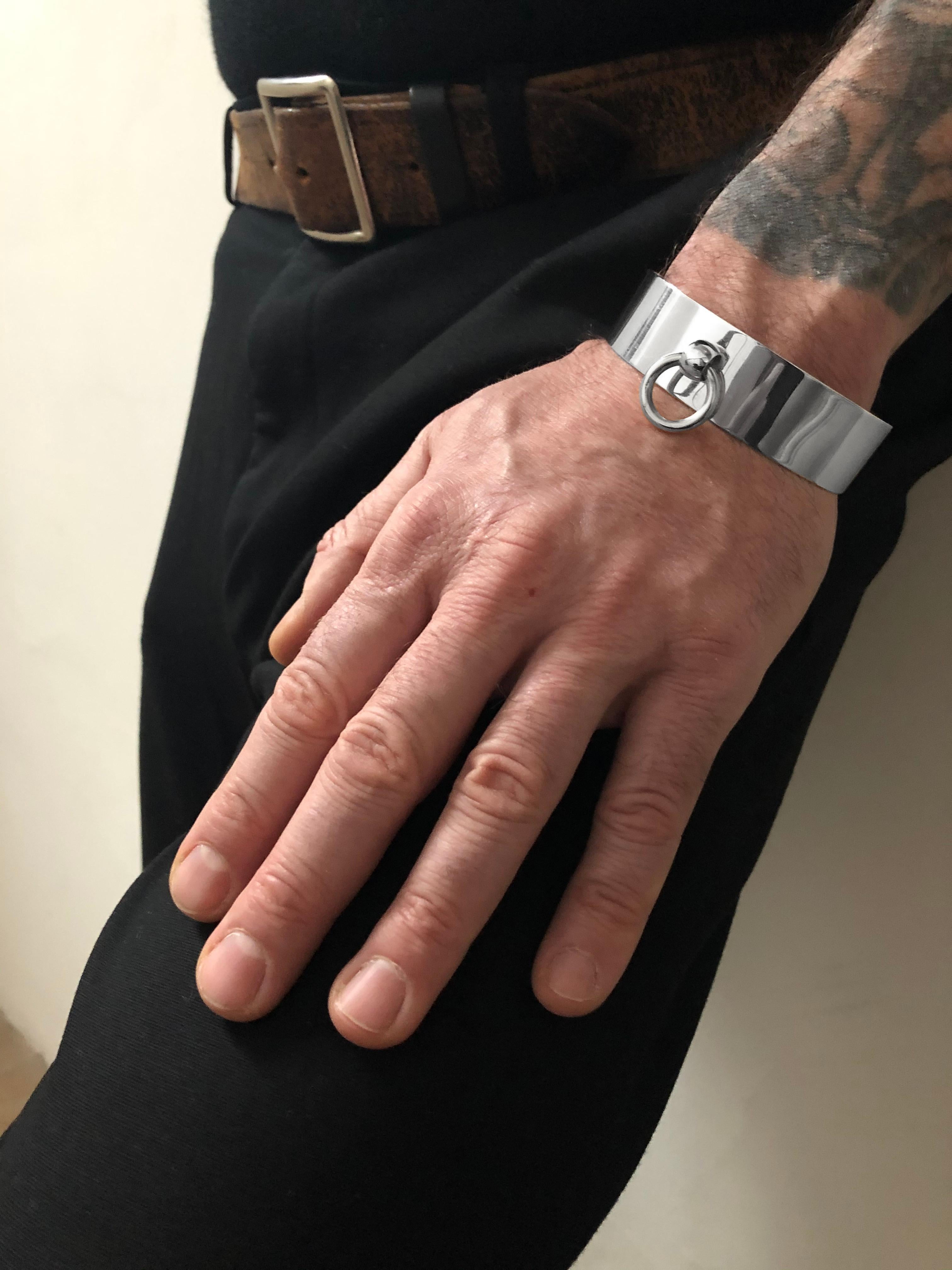 Betony Vernon „O-Ring Manschette Medium“ Armband aus Sterlingsilber 925 im Zustand „Hervorragend“ im Angebot in Rome, IT