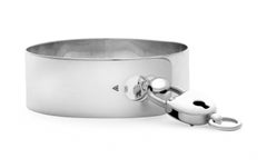 Betony Vernon "O-Ring Cuff with Locket" Bracelet Sterling Silver 925 in Stock