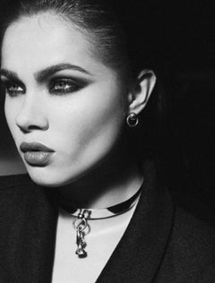 Betony Vernon "O-Ring Earrings Ruby Pavée" Sterling Silver 925 Ruby in Stock