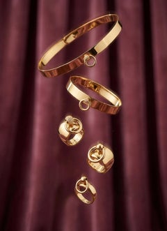 Betony Vernon "O'Ring Band Large Diamond Pavée" Ring 18 Karat Gold in Stock