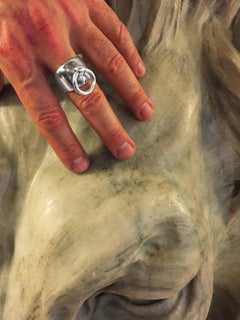 Betony Vernon "O'Ring Band Large Ring" Sterling Silver 925 in Stock