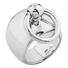 Betony Vernon "Anello O'Ring Band Large" in argento 925 in stock