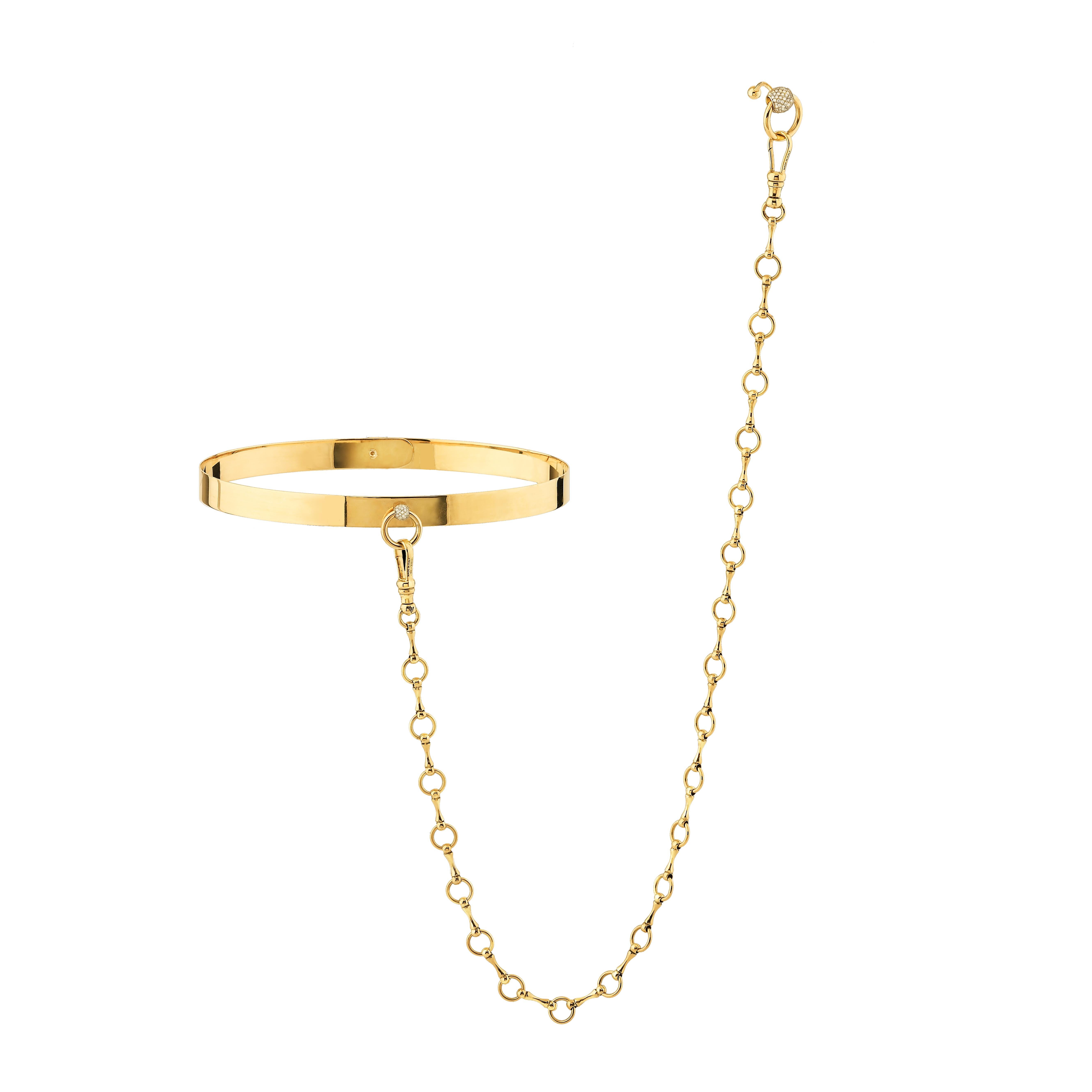 Betony Vernon „O'Ring Navel Piercing“ Piercing 18 Karat Gold auf Lager im Angebot 3