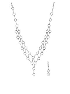 Betony Vernon "O’ring Princess Necklace" with Sphere Pendant Sterling Silver 925