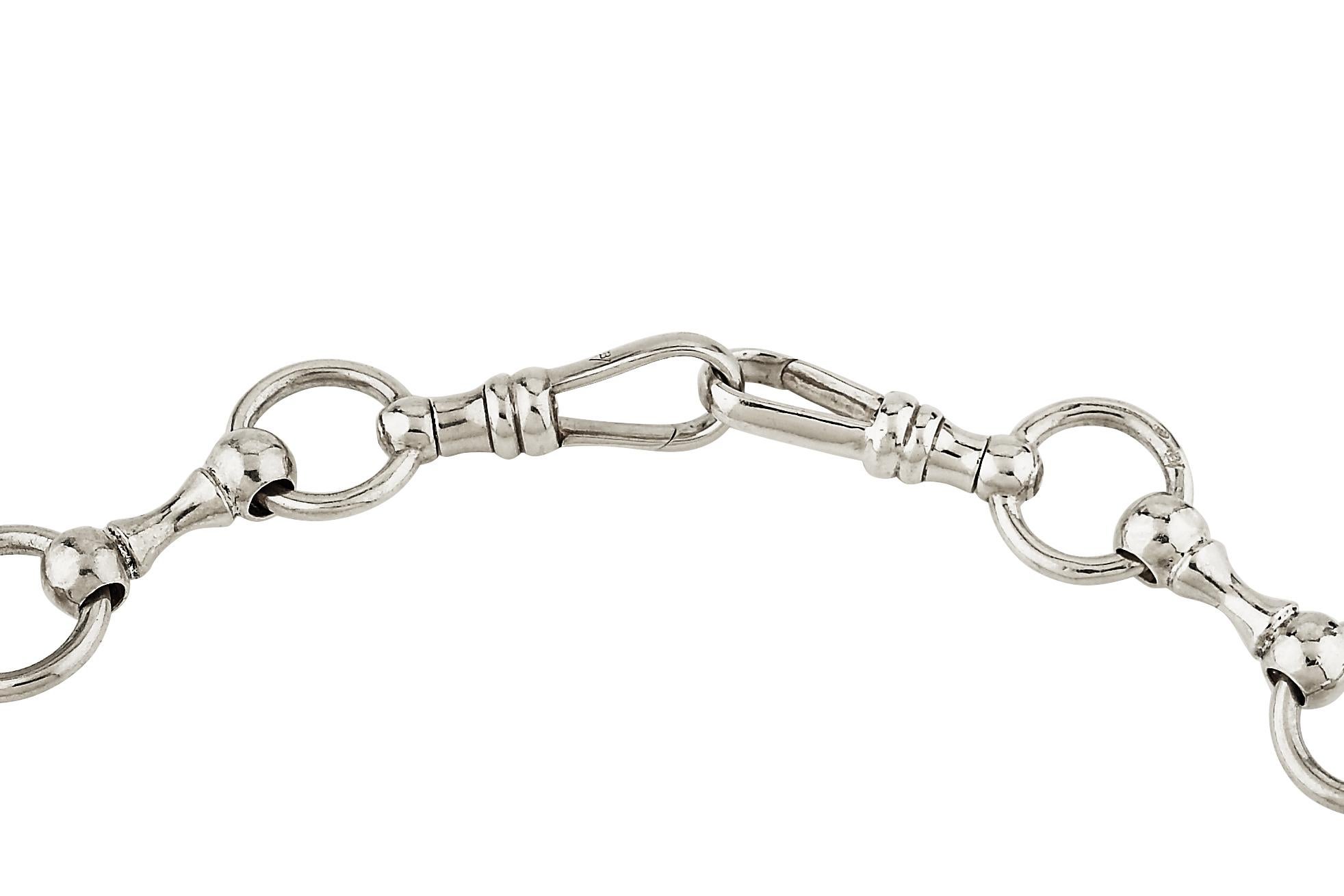 Betony Vernon « O'Ring Signature Chain Collier Large » en argent sterling 925 en stock en vente 1