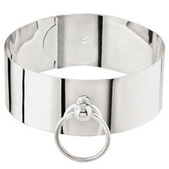 Betony Vernon "O'Ring Slave Choker"  Men's Necklace Silver 925