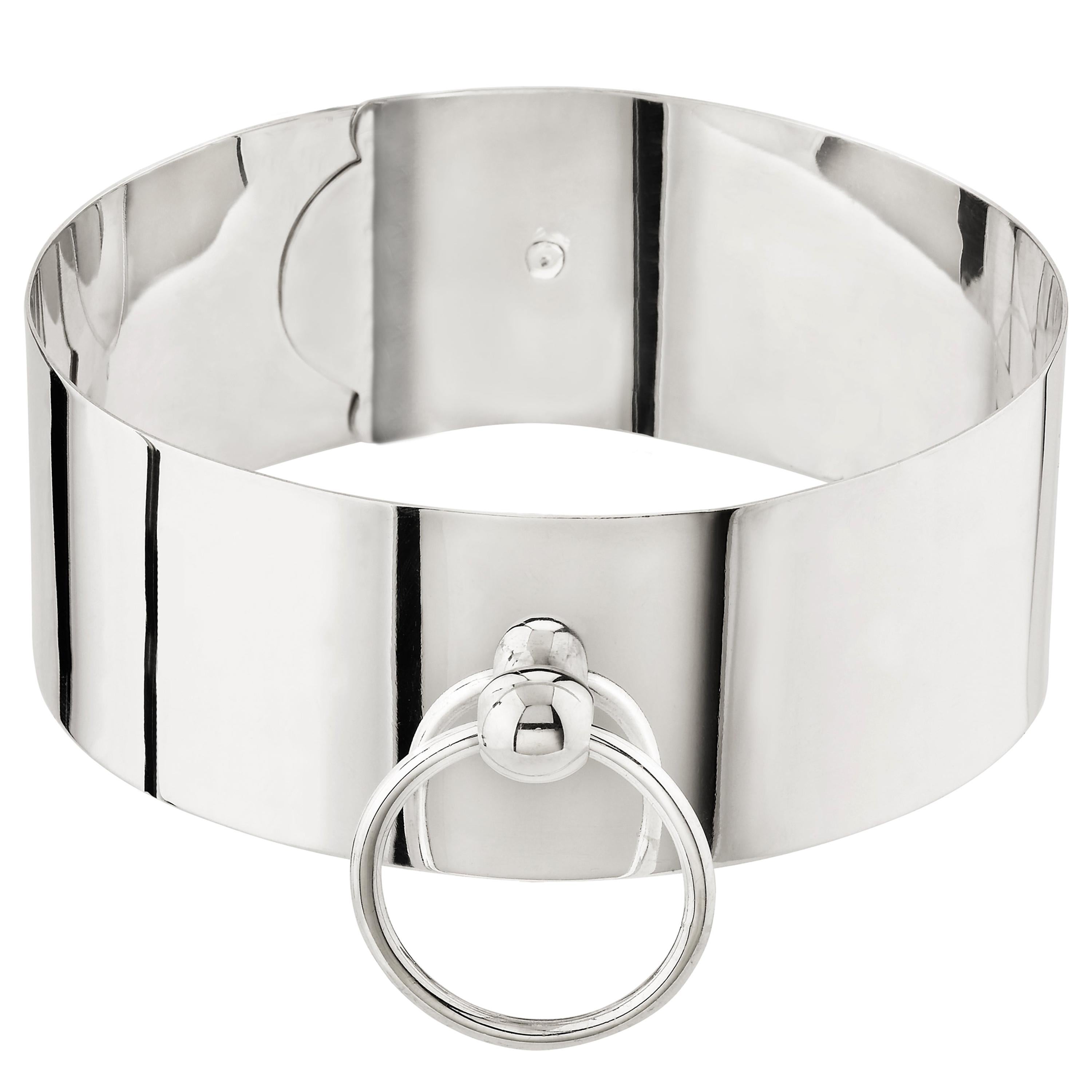 Betony Vernon "O'Ring Slave Choker"  Women's Necklace Silver 925