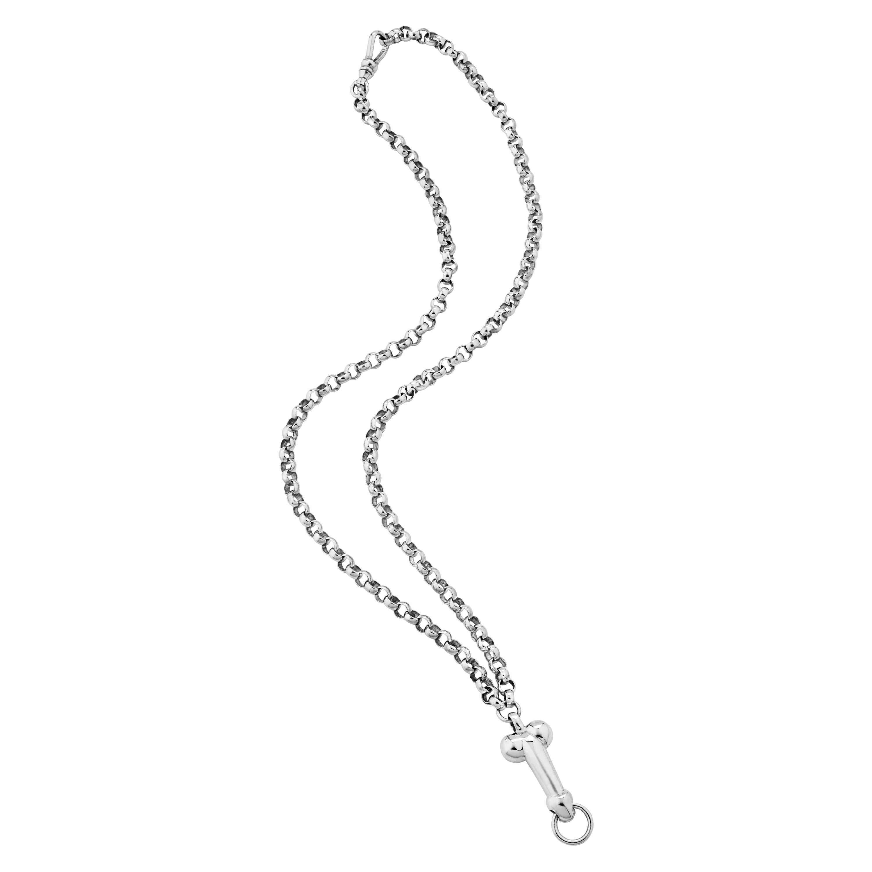 Betony Vernon "Pierced Pendant" Necklace Sterling Silver 925