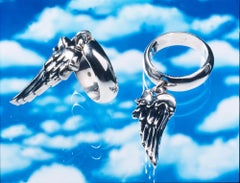 Betony Vernon "Pierced Wing Ring" One-Off Ring Sterling Silver 925 in Stock