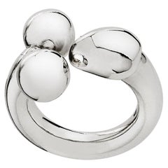 Betony Vernon "Sleeping Penis Ring" Large Sterling Silver 925 in Stock