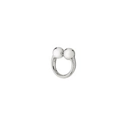 Betony Vernon "Small Double Sphere Massage Ring" Ring Sterling Silver 925