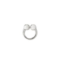 Betony Vernon "Small Double Sphere Massage Ring" Ring Sterling Silver 925