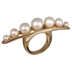 Betony Vernon "String of Pearls Massage Ring" Ring 18 Karat Gold