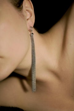 Betony Vernon "Tassel Cocktail Earrings" Earrings Sterling Silver 925 in Stock