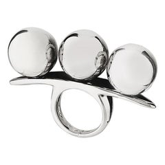 Betony Vernon "Anello massaggiante a tre sfere" Anello A. Silver 925