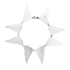 Betony Vernon "Wings Collier" Sterling 925 One-of-a-Kind Necklace in Stock