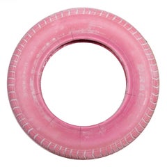 De Tuti Fruti, Contemporary Pink Tire Sculpture by Betsabee Romero