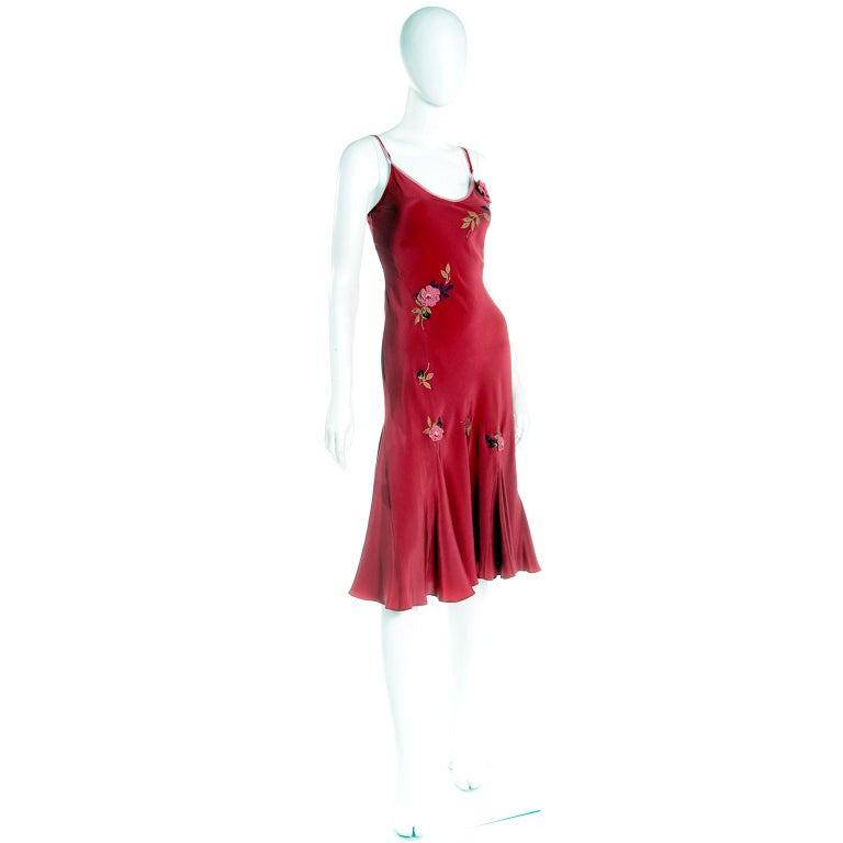 Betsey Johnson Vintage Red Silk Bias Slip Dress w Flower Applique and Embroidery at 1stDibs | vintage betsey johnson dress, betsey johnson pink and red heart dress, betsey johnson pink dress with Betsey Johnson Vintage Red Silk Bias Slip Dress w Flower Applique and Embroidery at 1stDibs | vintage betsey johnson dress, betsey johnson pink and red heart dress, betsey johnson pink dress with