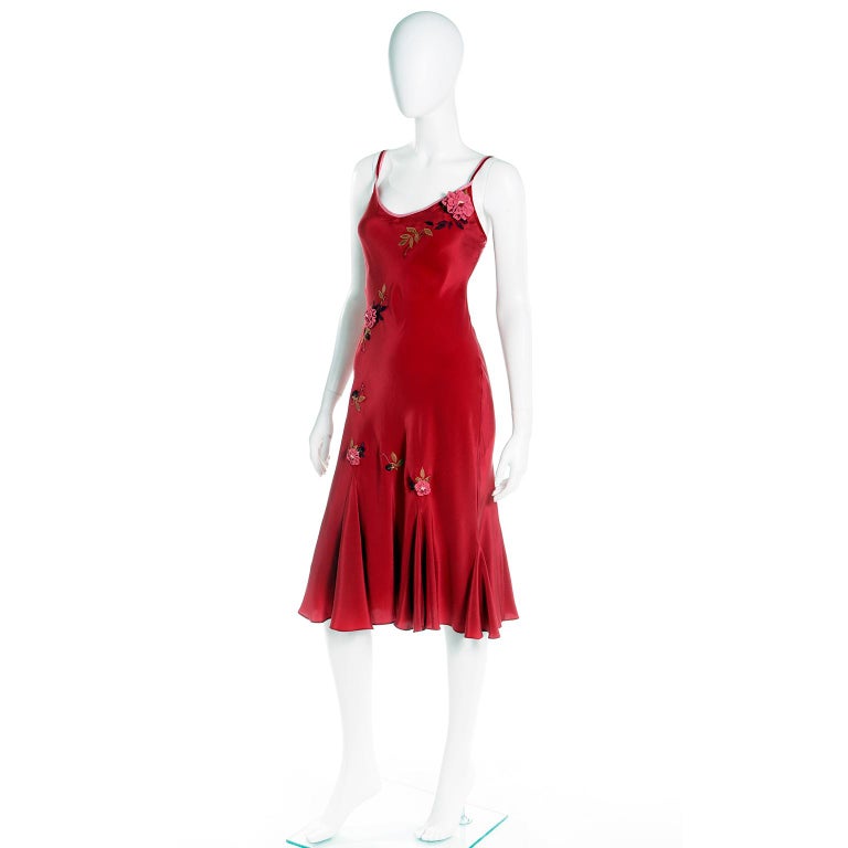 knee length dresses for ladies Betsey Johnson Women's Jenii Pointed-Toe Mesh Stiletto Pumps - Red main image 1