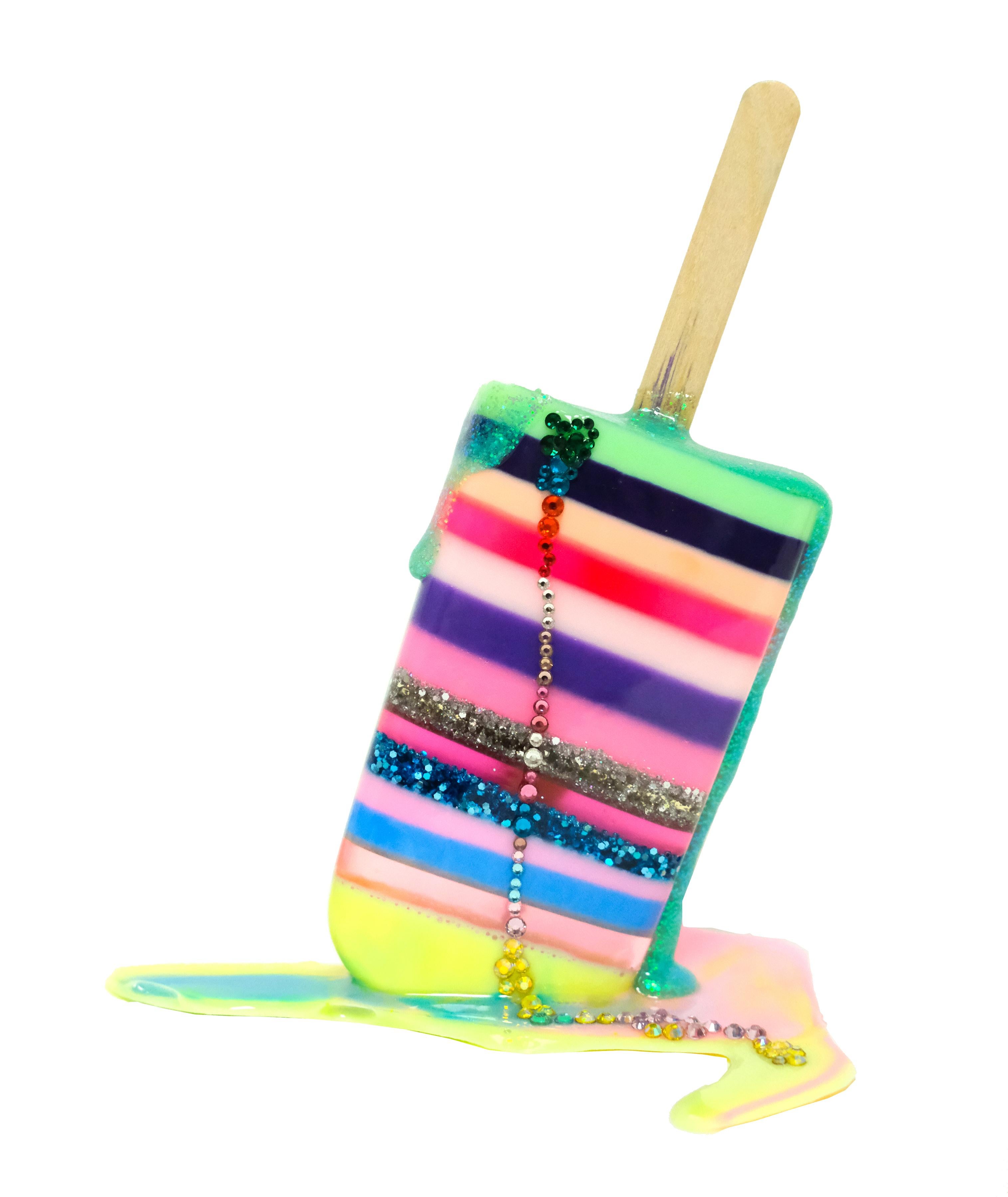 Betsy Enzensberger "90s Beach Party" Resin Popsicle Sculpture For