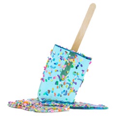 "Aqua Sprinkle" - Resin Popsicle Sculpture