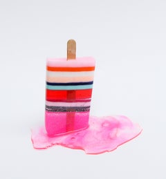 "Neon Pink Glitter Dip"-Original Resin Sculpture