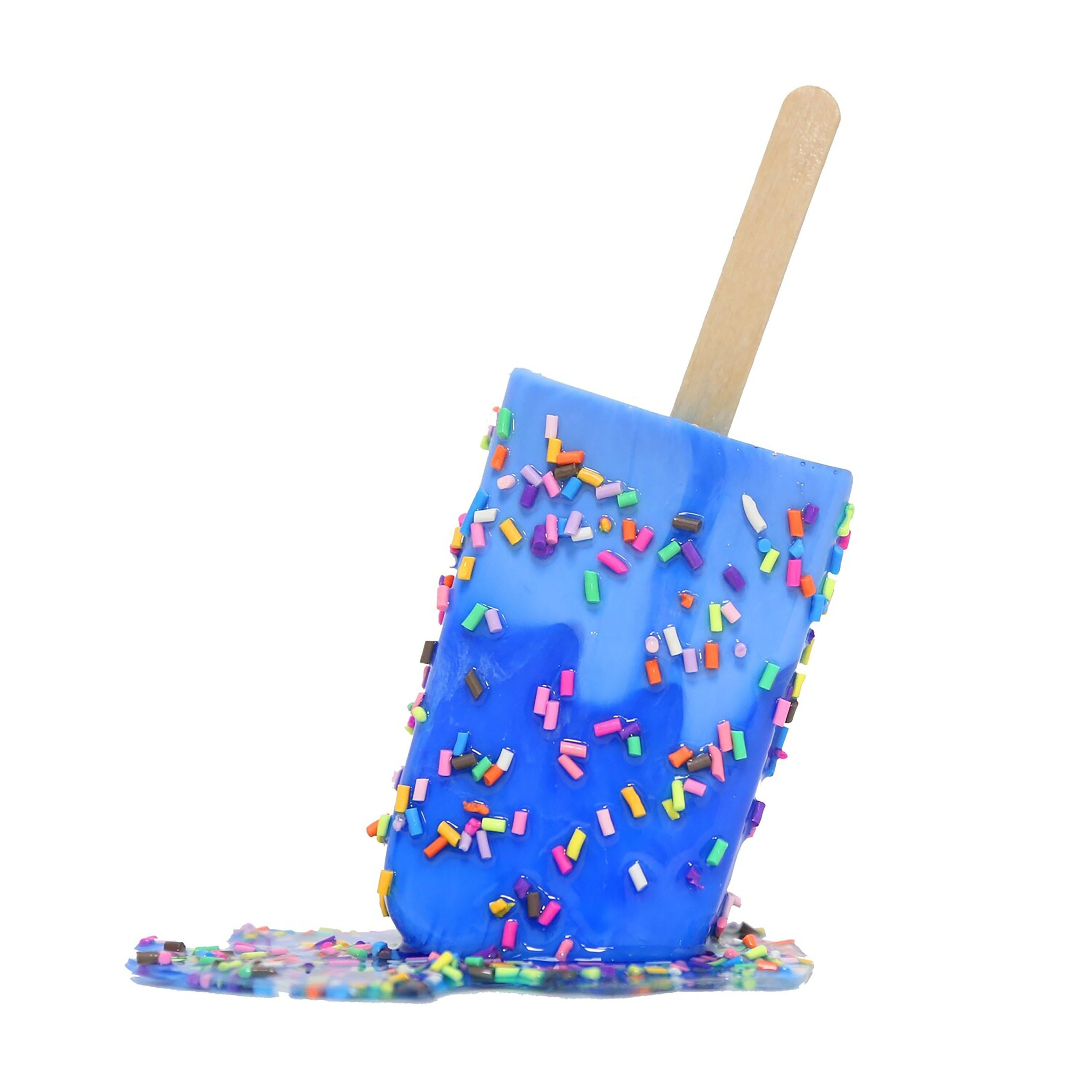 Betsy Enzensberger Figurative Sculpture - "Ocean Swirl" -  Resin Popsicle Sculpture