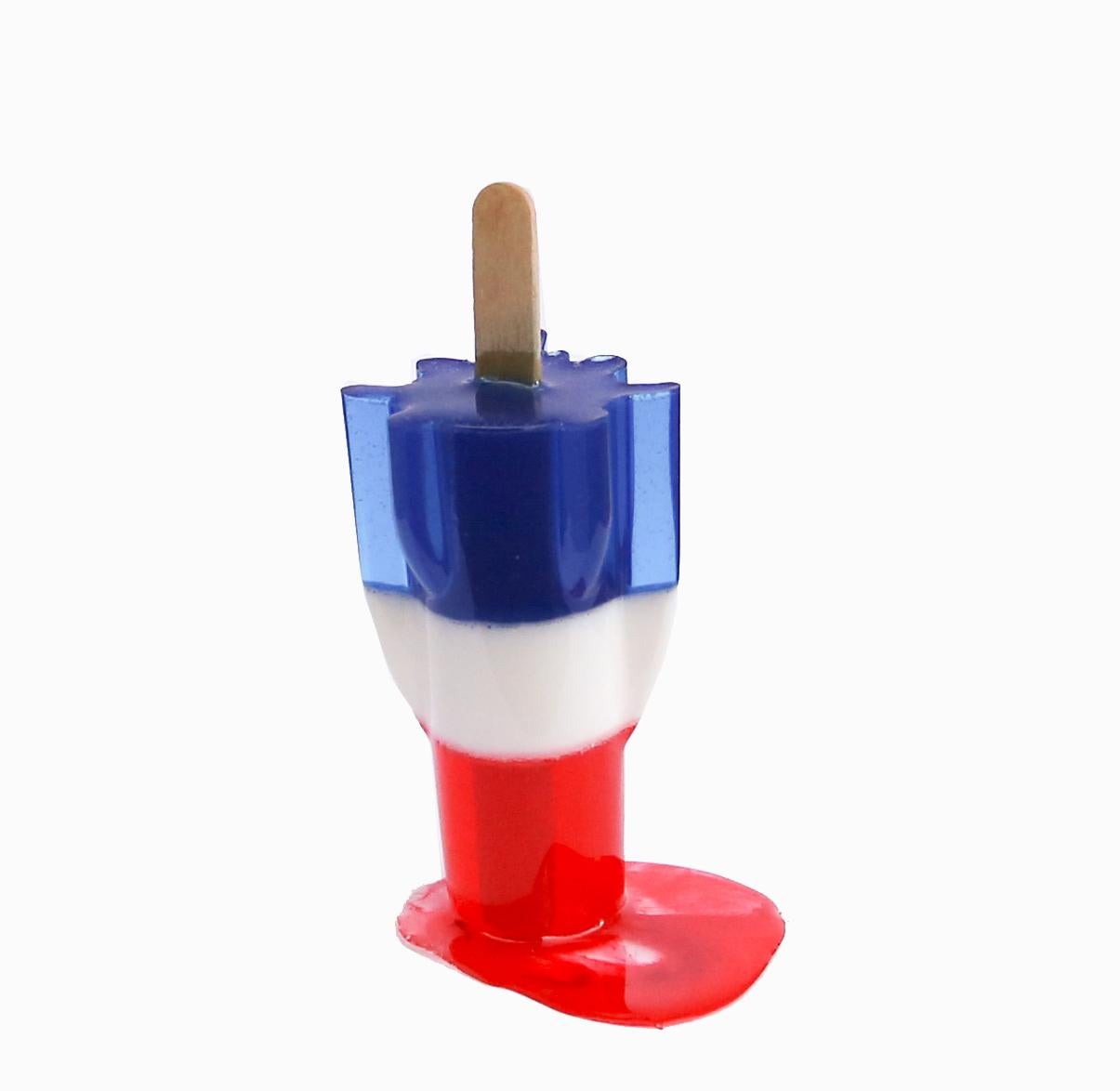 Betsy Enzensberger Figurative Sculpture - "You
re The Bomb 2"-Original Resin Sculpture