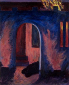 "Barbeque Study II" - Acrylic on Paper
