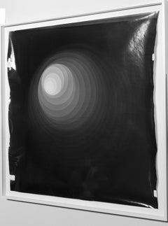 Black & White Photograph, Large Abstract Geometric Circles, Silver Gelatin Print
