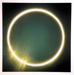 Color Photograph, Abstracted Sun, Celestial, Stars Sparkle, Sky, High Contrast