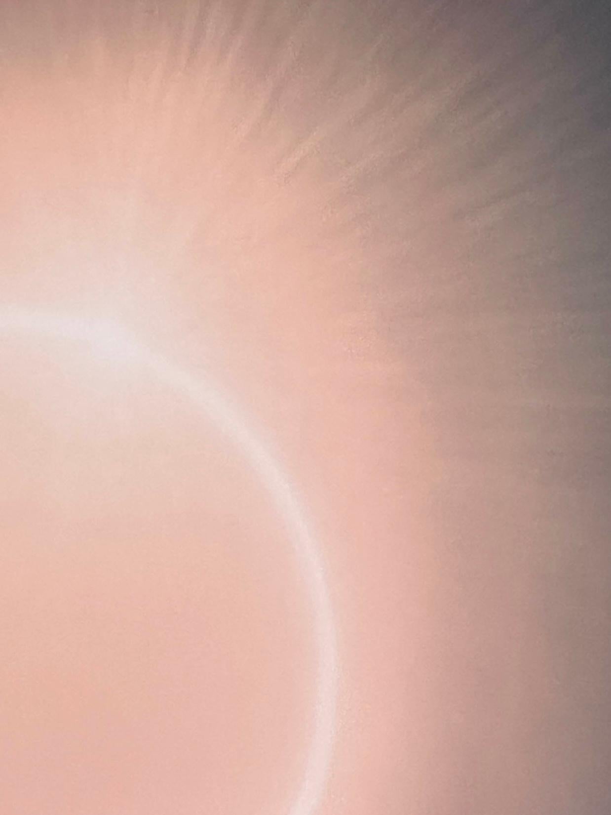 Color Photograph, Celestial, Landscape, Abstract Circular Pink, Limited Edition For Sale 1