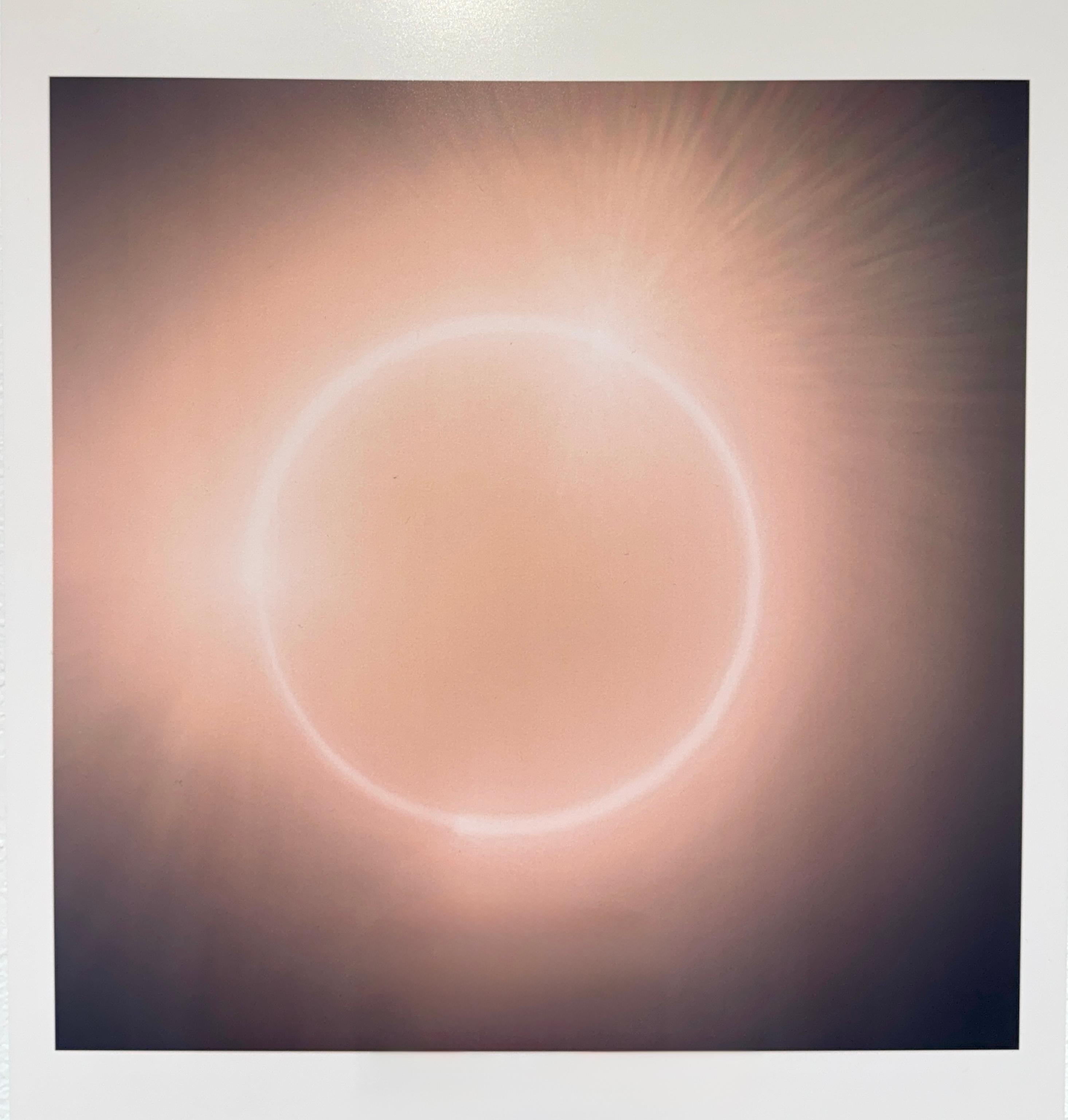 Color Photograph, Celestial, Landscape, Abstract Circular Pink, Limited Edition For Sale 2