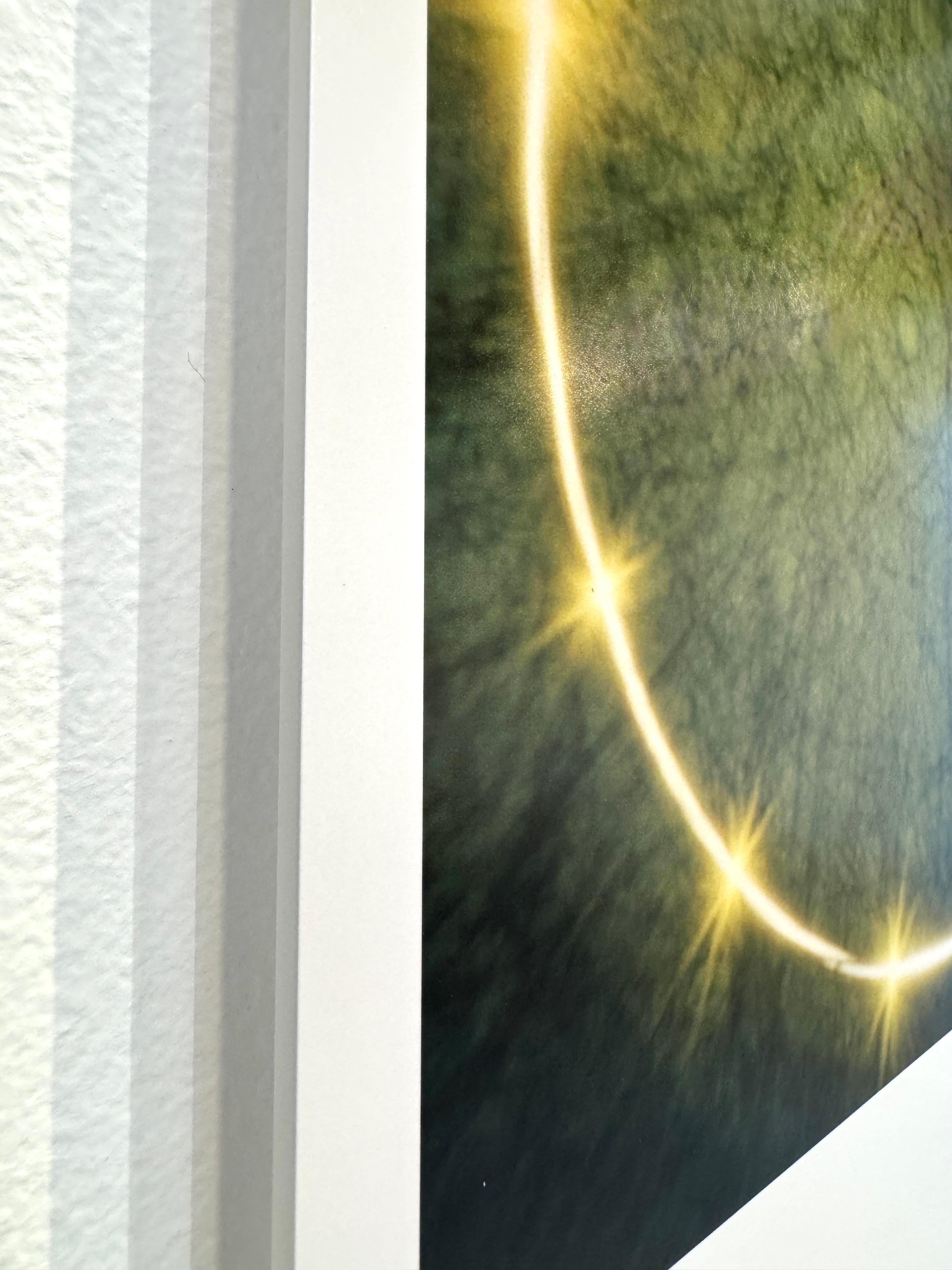 Color Photograph of the Sun, Celestial Nature, Landscape, 2025 - Brown Landscape Photograph by Betsy Kenyon