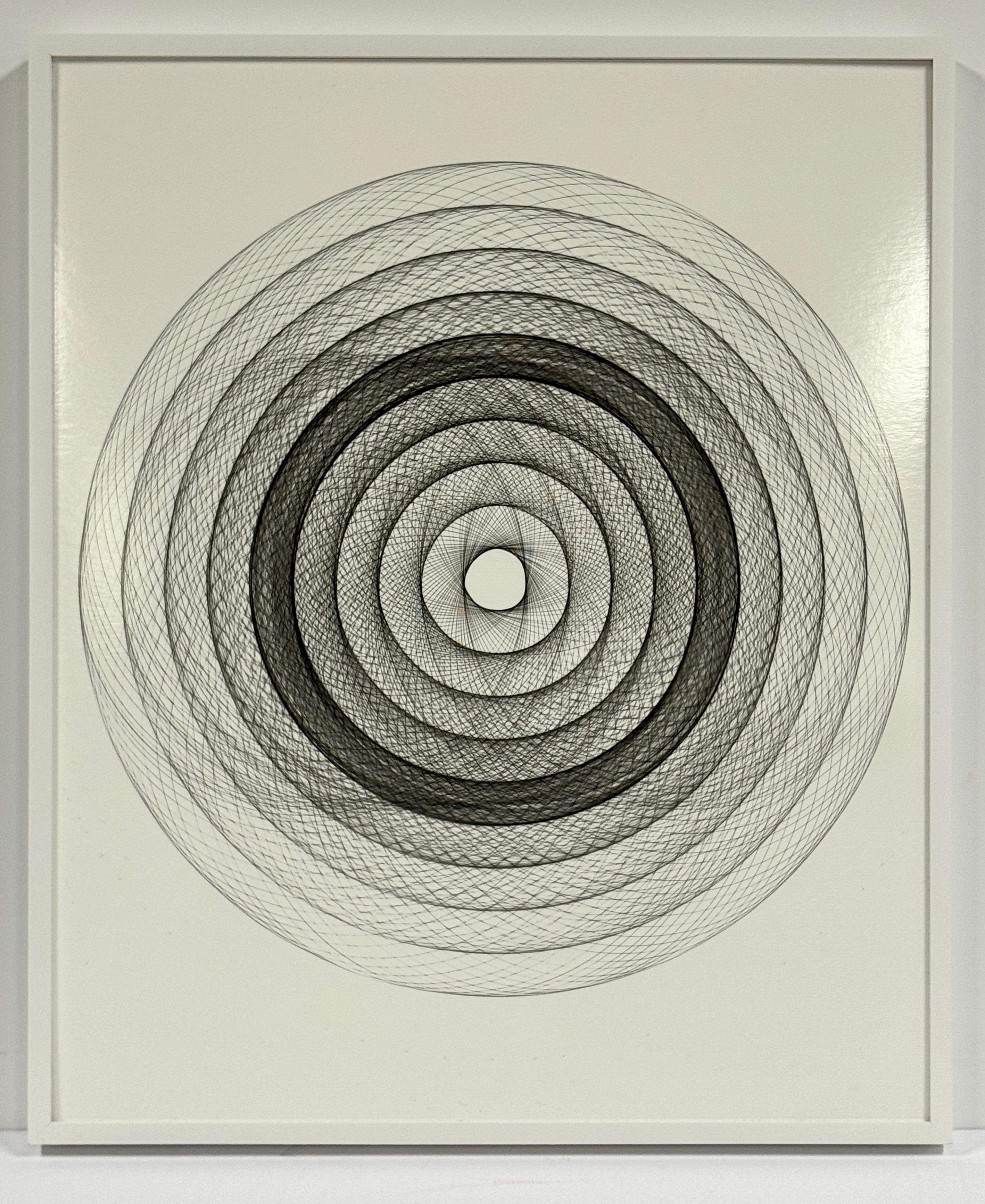 Black & White Photograph, Gelatin Silver Print, Abstract Geometric Circles For Sale 5
